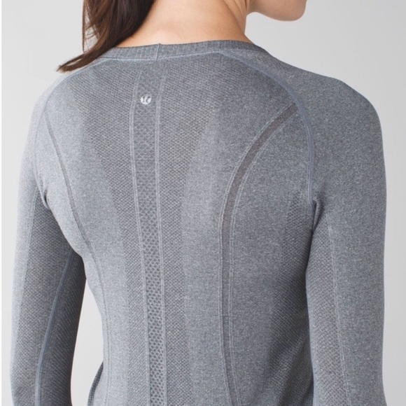 Gray Lululemon Swiftly Tech Long Sleeve - Picture 3 of 6